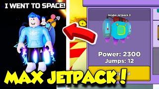 I Got The MAX JETPACK And FLEW TO SPACE In Jetpack Jumpers!! (Roblox)