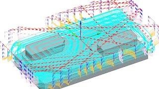 NX Cam , cavity mill operation program .