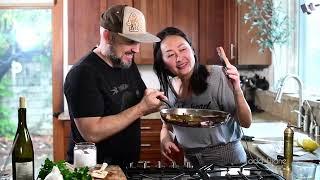 Garlic-Butter Mushrooms & Onions - Behind the Scenes with Diane & Todd