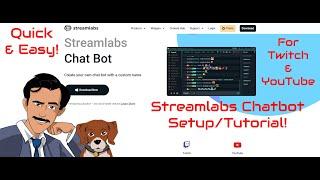 Quick & Easy Tutorial! Setting up Streamlabs Chatbot for Twitch/YouTube