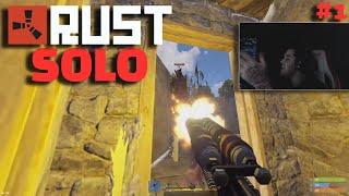 ASI JUEGO SOLITARIO en SERVIDOR LLENO de CLANES!  RUST SOLO #1 TEMP #1 (Pelicula)