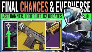 Destiny 2: LAST EVER DROPS & EVERVERSE JUICE! ChainRIPPER, Big Boost, Vendors & Loot (June 17th)