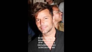 Ricky Martin at Balmain's Show - Paris Fashion Week (June 25, 2016)