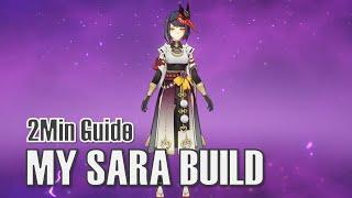 How to Build Kujou Sara - an insane electro support | Genshin Impact Kujou Sara Build Guide