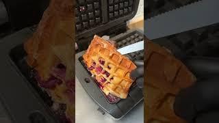 Verry Berry Waffled French Toast! Berry blissful mornings  #dropnite #food #shortcake #applegalett
