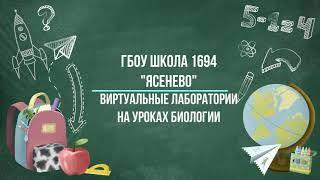 Виртуальные лаборатории на уроках биологии