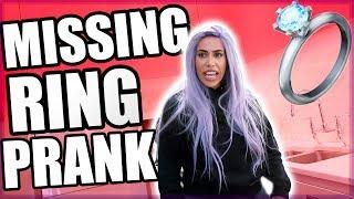 LOST WEDDING RING PRANK!!    (SHE WENT CRAZY!!)