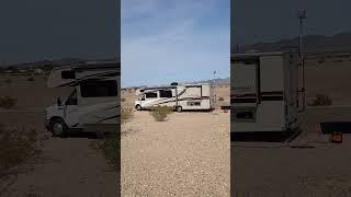 The desert is quiet!! Pilot Knob LTVA near Winterhaven, CA #rvlife #rv #dreams #wfh