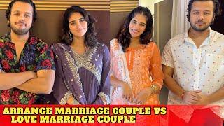 Arrange marriage couple Vs Love Marriage Couple || Hyderabad Diaries