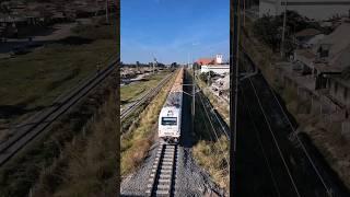 Electric Trains of Tanzania.Just the normal speed within town #tanzania #electrictrain #sgr