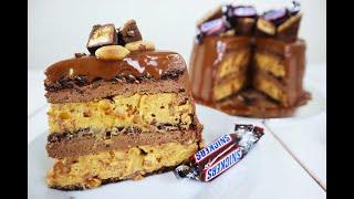 Snikers Torta  |  Snickers Cake: How To Make The Tastiest Loaded Snickers Cake