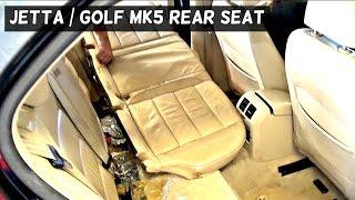 HOW TO REMOVE REAR SEAT ON VW JETTA GOLF MK5