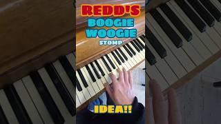 Boogie Woogie Piano!! "REDD's Boogie Woogie Stomp Idea 1!!" Right Hand Licks for 'BoogieWoogieStomp'