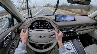 2024 Genesis GV80 Prestige Signature - POV Rainy Test Drive (Binaural Audio)