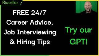 Free 24 7 career advice with GPT | Riderflex - Recruiting & Sourcing