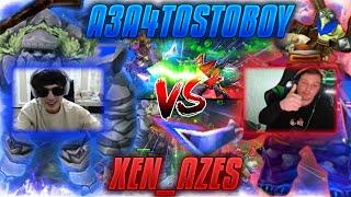 A3A4TOSTOBOY vs Xen_AzeS Хорошие игры и очень сильные игроки! 85 карта в гостях у Xen_AzeSа))