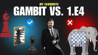 Chess Grandmaster's Favorite Gambit vs. 1.e4!