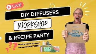 FREE DIY Reed Diffuser Workshop | Simply Earth December Recipe Box Party