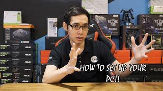 A Beginners Guide on How to Set Up Your PC!! Must Watch for Ideal Tech Customers!!