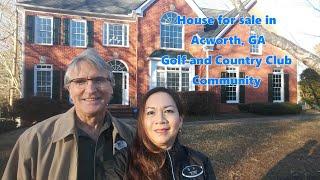 House for sale in Acworth, GA, Golf and Country Club Community - House Tour