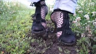 Heels in mud