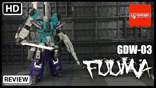 Gcreation GDW-03 Fuuma Transformers Masterpiece IDW Sixshot