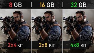 8GB vs 16GB vs 32GB RAM | How much RAM do you need for GAMING in 2022?
