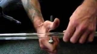 glass tube cutting