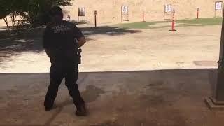 mexican cop accidental discharge during training