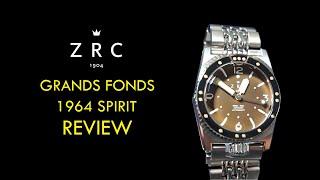 ZRC Grands Fonds 1964 Spirit 300m French Navy Automatic Dive Watch Review