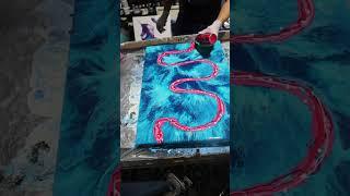 OLGA SOBY STYLE DUTCH POUR!! - ACRYLIC POURING