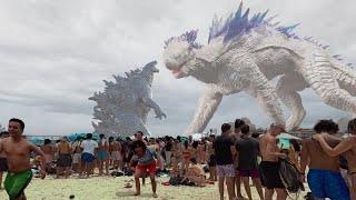 Monster In Real Life | Godzilla & Shimo Epic Fight In Real Life.