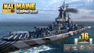 Schlachtschiff Maine: Verheerende Salven – World of Warships