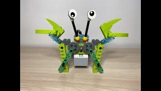 LEGO wedo 2.0 Схема сборки "Краб Себастьян" Lego wedo 2.0 tutorial Crab