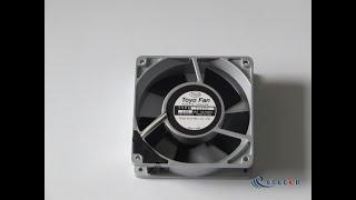 TOYO T125C 200V 50/60HZ   Cooling Fan with plug connection