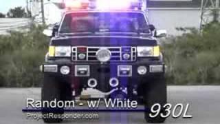 Tomar Police Lights 930L LED Lightbar Flash Patterns
