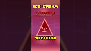 Ice Cream Geometry Dash 2.2 #shorts #geometrydash #gd