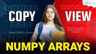 NumPy Arrays | Copy vs View Function - What's The Difference? 