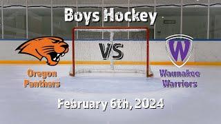 Boys Hockey: Oregon vs Waunakee (2/6/24)