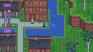 Lagoda Odyssey - Fishing Mini-Game. (New SNES style, pixel art rpg)