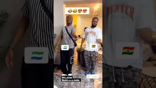 Sierra Leone or Ghana ...Peter Komba & NY.Addae at Uchenna Mbunabo's birthday #nollywood