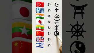 religion from different countries | religious symbols of each country #religious #symbols #countries