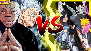 SUKUNA E SATORU GOJO VS TODO UNIVERSO DE BORUTO - DUELO MORTAL