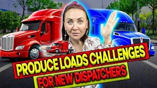 Produce loads challenges for new dispatchers. #dispatcher #dispatchtrucks #dispatchtrainingcenter