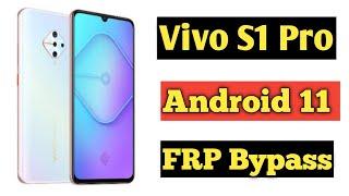 Vivo S1 Pro Android 11 Frp Bypass | Vivo S1 Pro Frp Bypass 2022