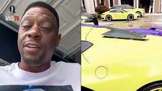 Boosie Re-Wraps His Cars In LSU Colors Ahead Of Annual Pool Party! 