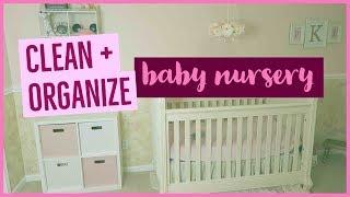 HOW TO ORGANIZE A NURSERY | clean + organize with me | brianna k