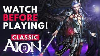 Watch Before You Start To Play AION CLASSIC! Get Your Gameplay Settings RIGHT! Beginners Guide