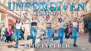 [K-POP IN PUBLIC][ONE TAKE]  LE SSERAFIM (르세라핌) - 'UNFORGIVEN' dance cover by Polarity