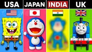 Cartoons from Different Countries | Rohan Sahu